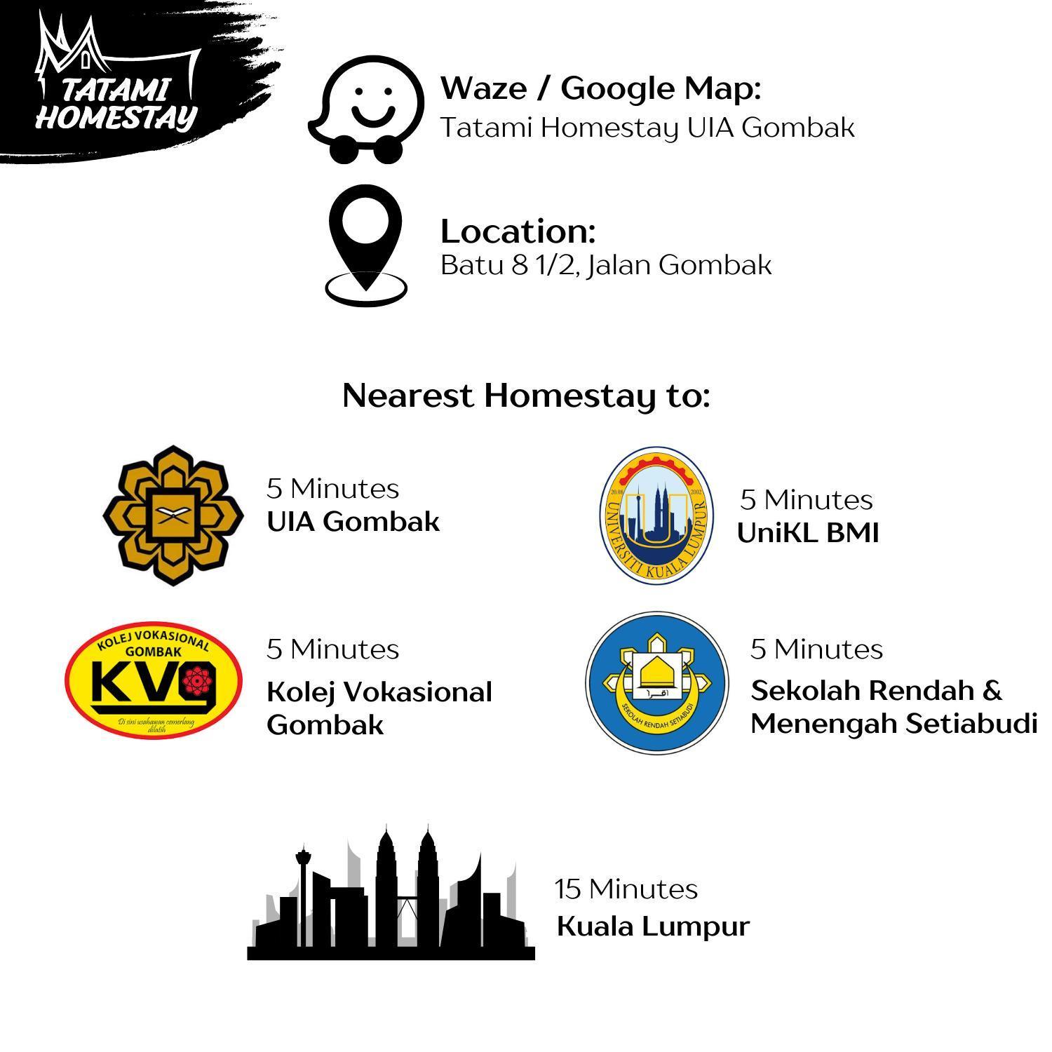 Homestay Gombak - Tatami Homestay Куала-Лумпур Экстерьер фото